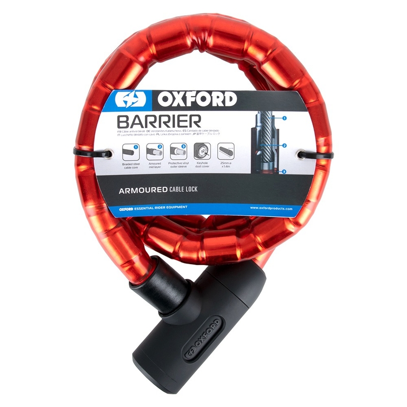 Oxford Barrier lock 1,4 m rouge