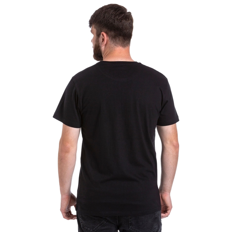 T-shirt Meatfly Mounty noir soldes