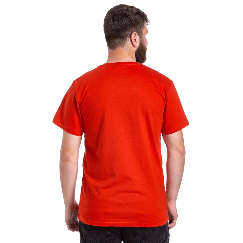 T-shirt Meatfly Mounty rouge soldes