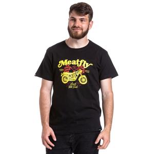 T-shirt Meatfly Loud And Fast noir soldes