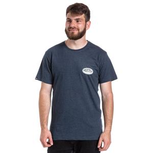 T-shirt Meatfly Ride Till Death bleu foncé soldes