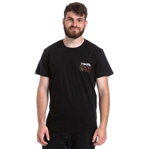 T-shirt Meatfly Marmi noir soldes