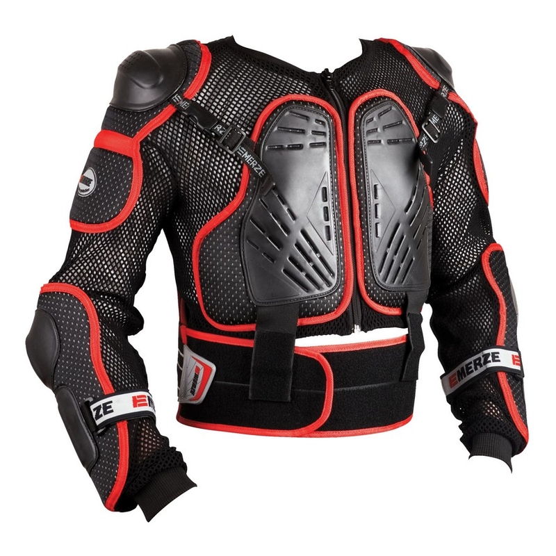 Gilet de protection Emerze EM3 noir-rouge