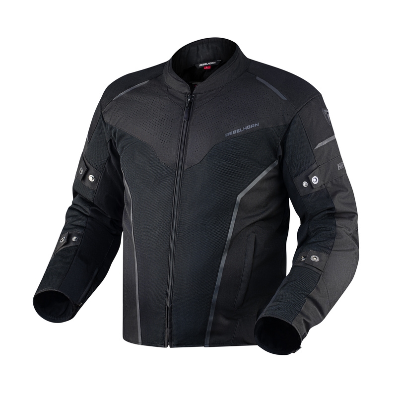 Veste de moto Rebelhorn Hiflow IV noir soldes