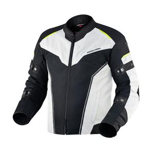Veste de moto Rebelhorn Hiflow IV noir-argent-jaune fluo soldes