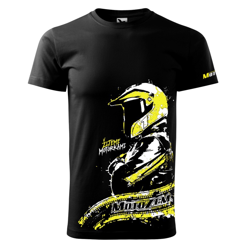 T-shirt homme MotoZem - Nous vivons pour les motos