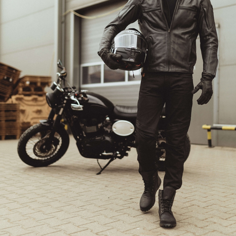 Rebelhorn Rage II Black Motorcycle Jeans soldes