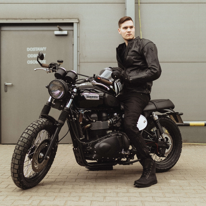 Rebelhorn Rage II Black Motorcycle Jeans soldes
