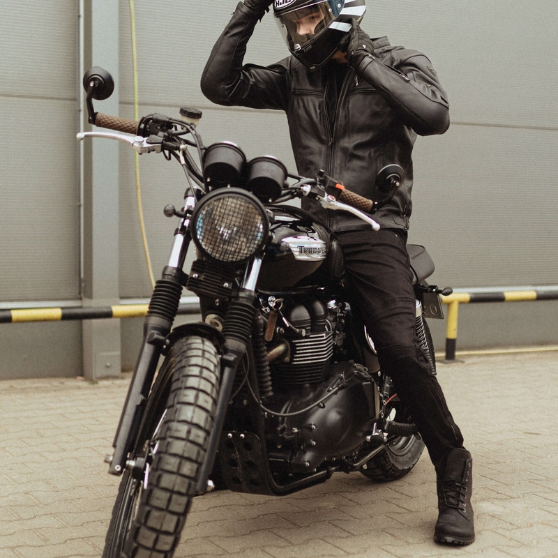 Rebelhorn Rage II Black Motorcycle Jeans soldes