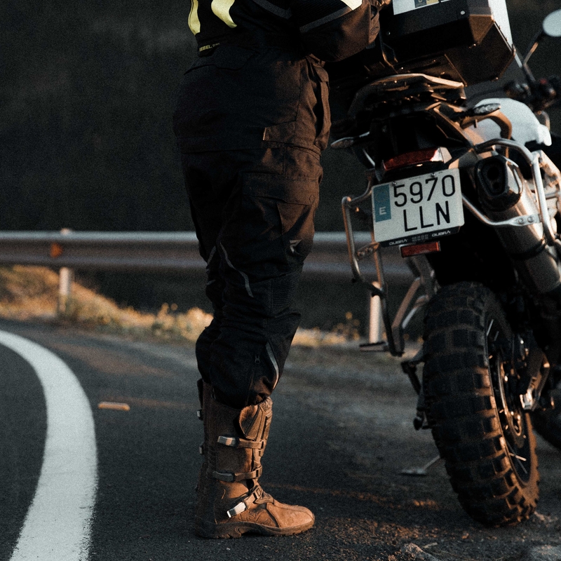 Pantalon de moto Rebelhorn Hardy II noir soldes
