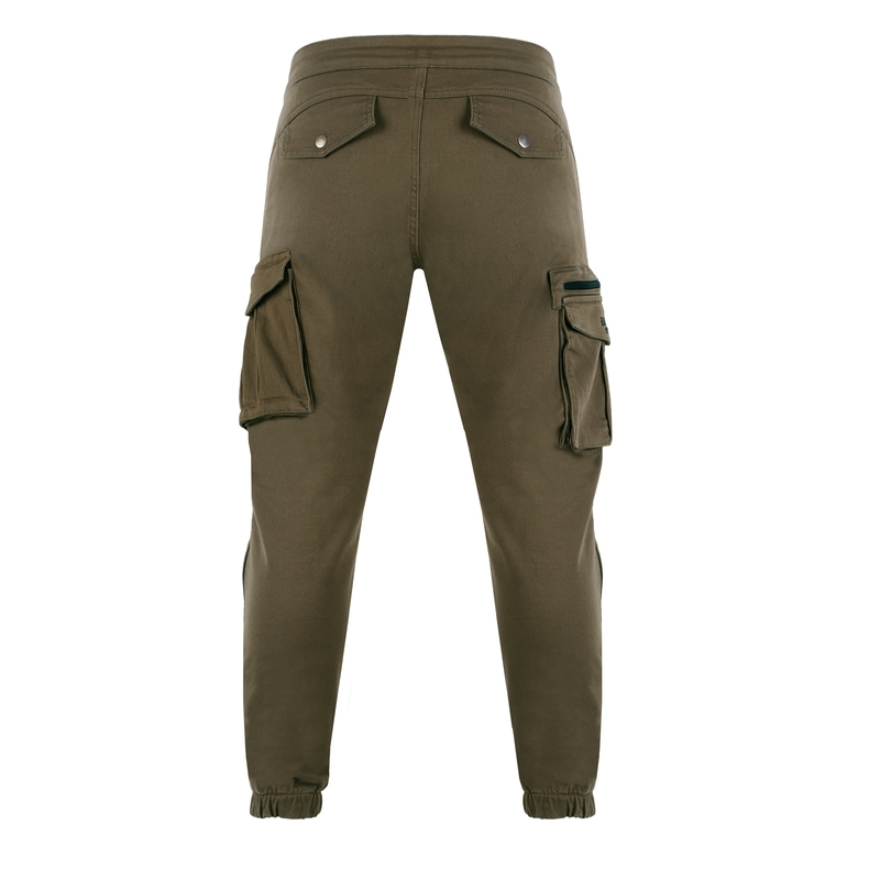 BROGER Alaska II jeans moto vert olive soldes