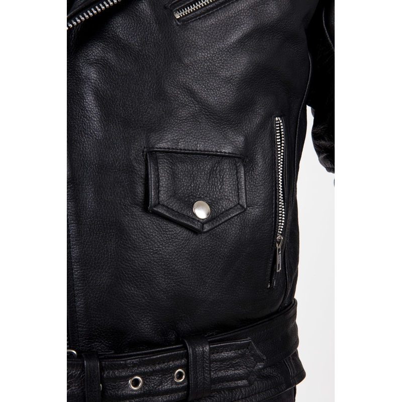 Veste moto Ozone Ramones noir