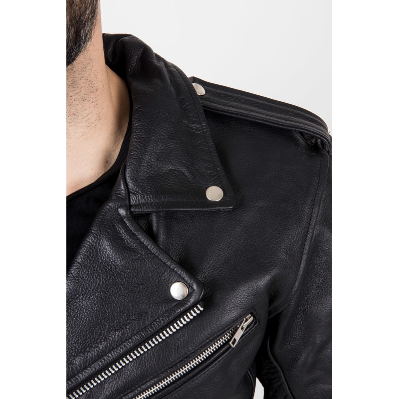 Veste moto Ozone Ramones noir