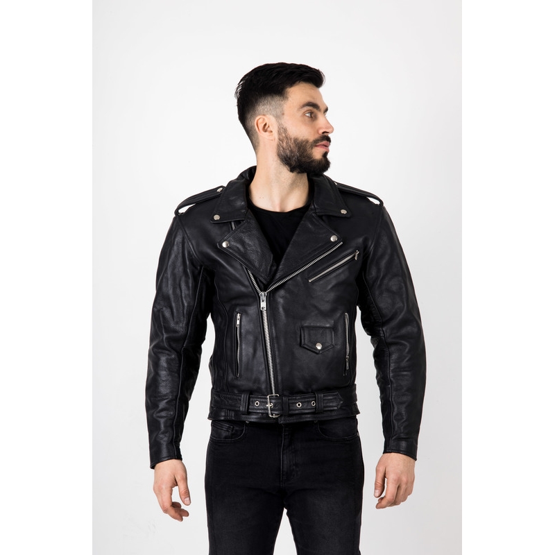 Veste moto Ozone Ramones noir
