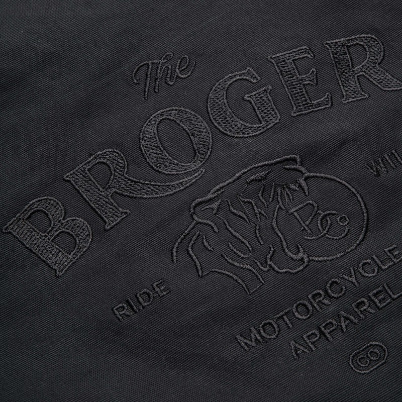 Veste moto BROGER Montana noir soldes