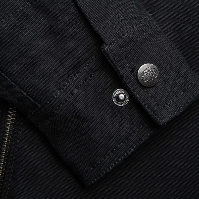 Veste moto BROGER Montana noir soldes