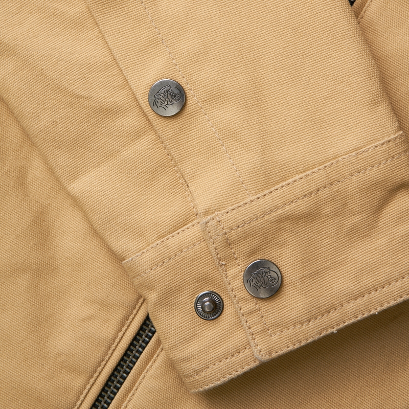 Veste de moto BROGER Montana marron clair soldes