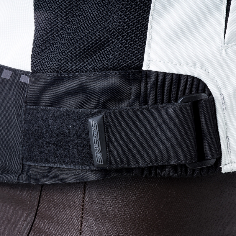 Veste moto Ozone Jet II pour femme, gris et noir soldes