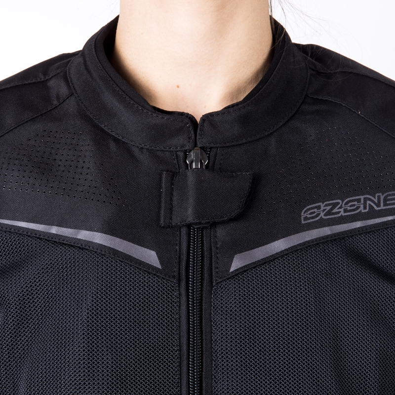 Veste de moto Ozone Jet II Black pour femme soldes