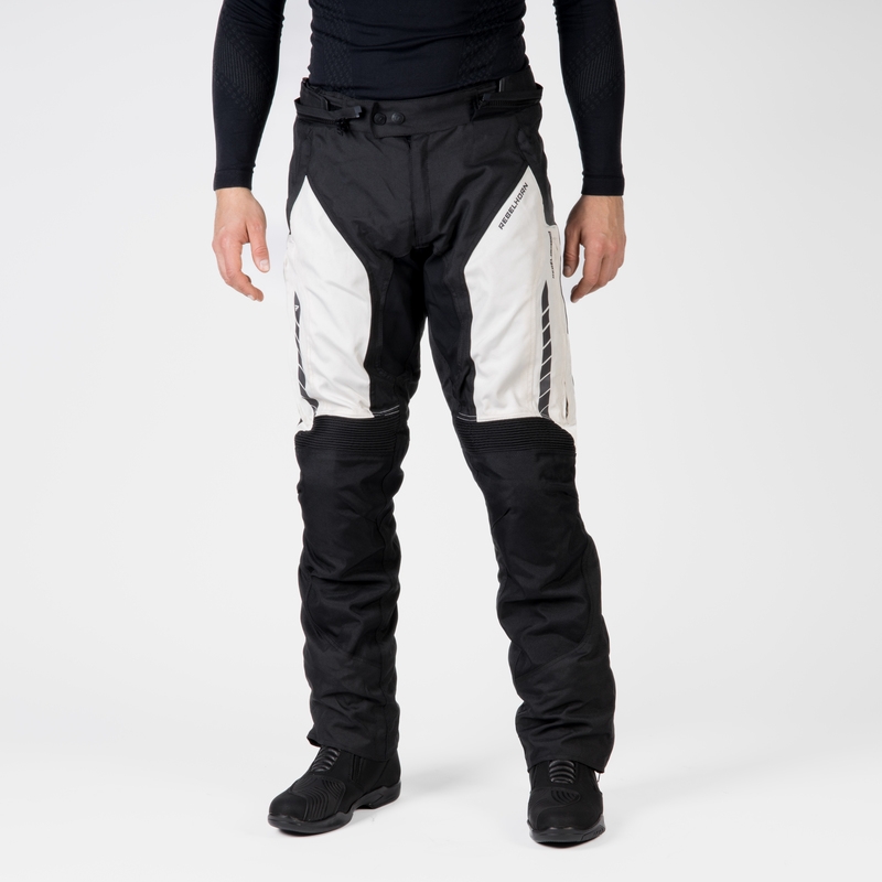 Pantalon de moto Rebelhorn Hiker III noir-gris soldes