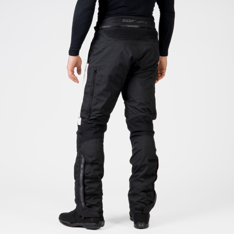 Pantalon de moto Rebelhorn Hiker III noir-gris soldes