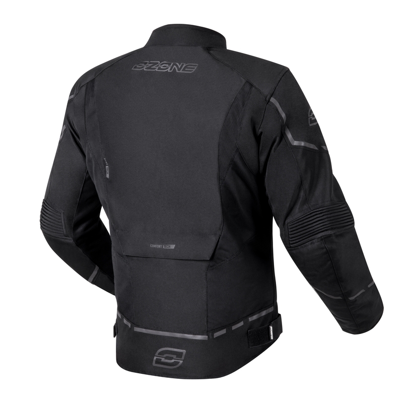 Veste moto Ozone Jet II noir soldes
