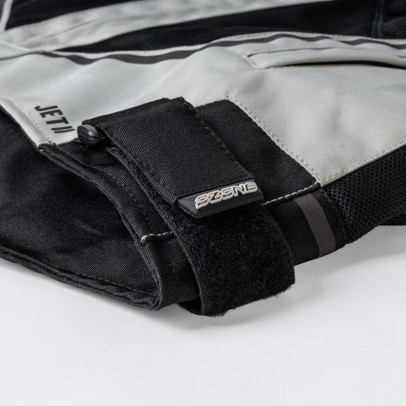 Veste moto Ozone Jet II gris-noir-jaune fluo soldes