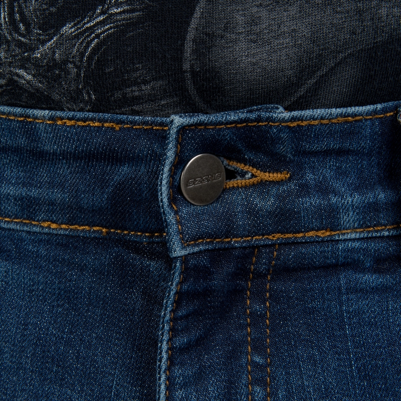 Jeans moto Ozone Striker SF bleu