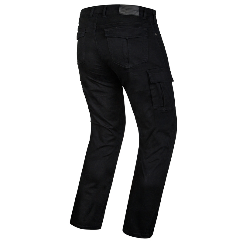 Jeans moto Ozone Shadow II noir soldes