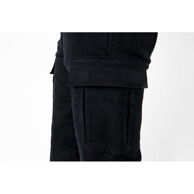 Jeans moto Ozone Shadow II noir soldes