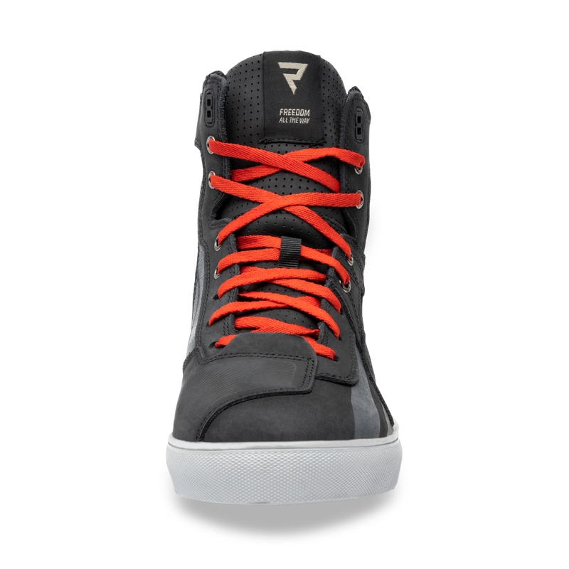 Bottes de moto Rebelhorn Vandal noires et rouges soldes