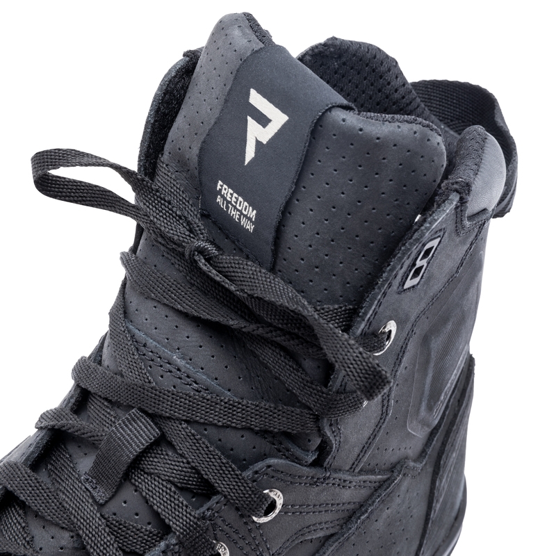 Bottes de moto noires Rebelhorn Vandal soldes