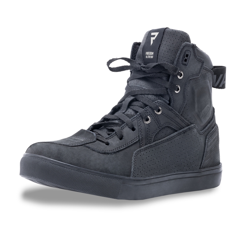 Bottes de moto noires Rebelhorn Vandal soldes