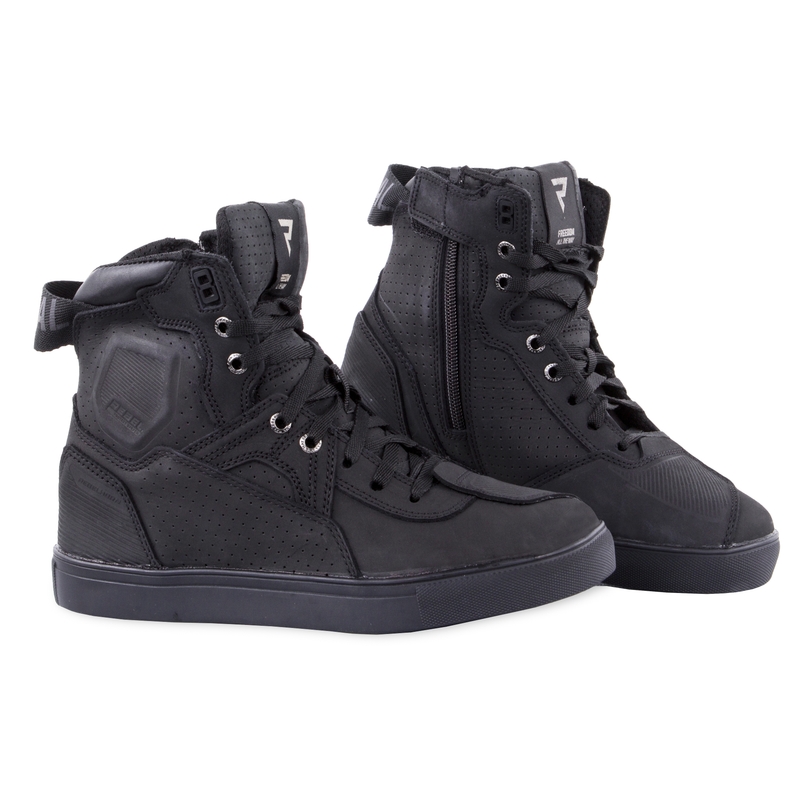 Bottes de moto noires Rebelhorn Vandal soldes