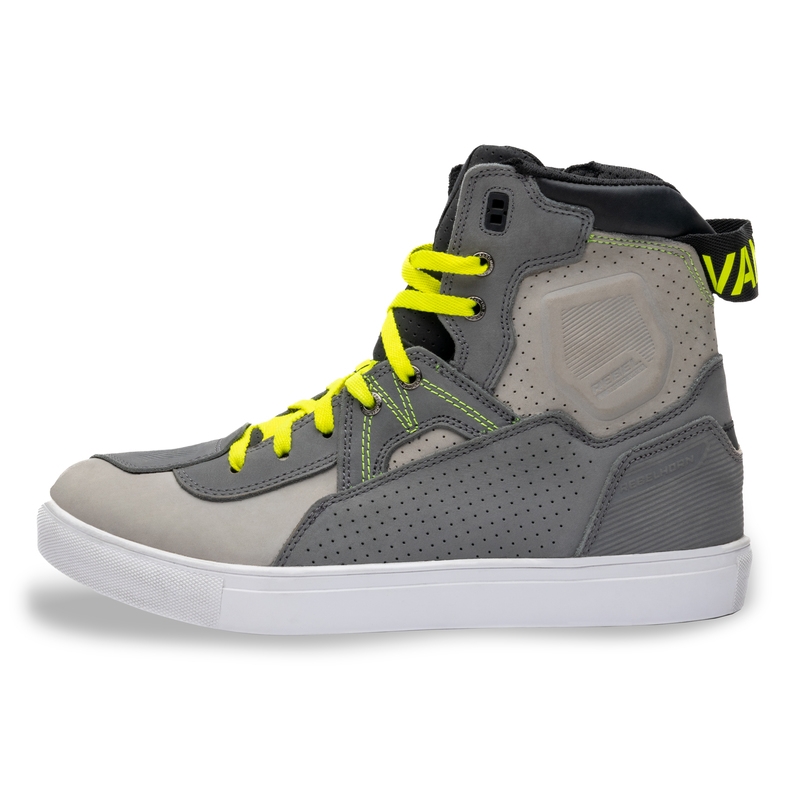 Bottes de moto Rebelhorn Vandal gris-jaune fluo soldes