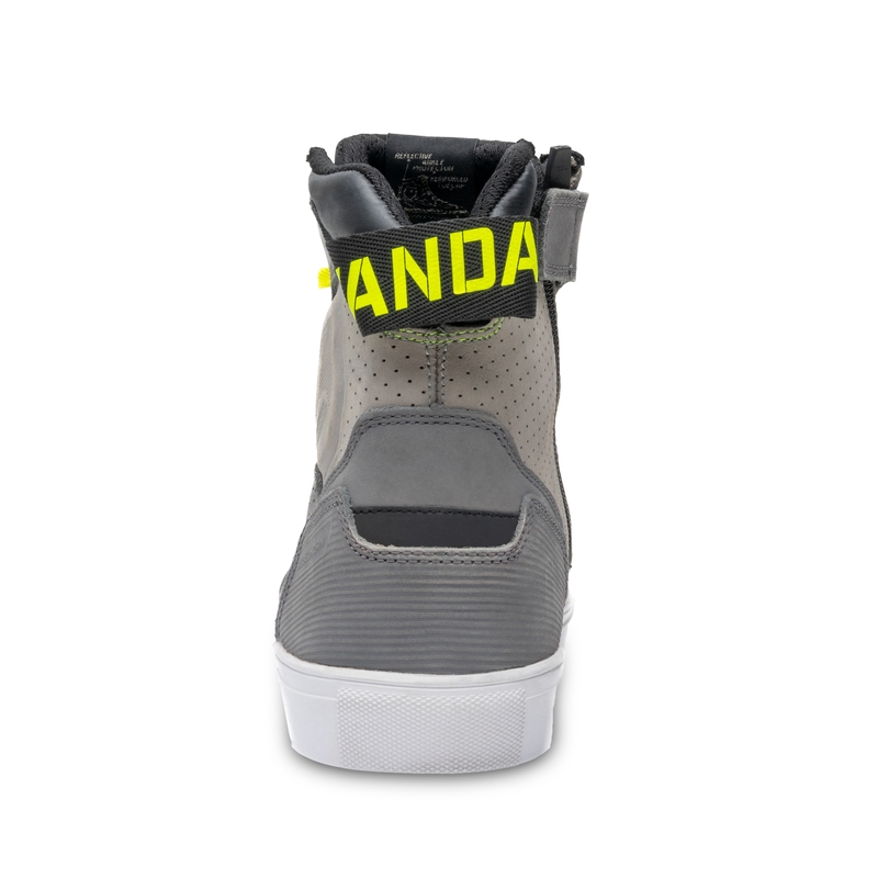 Bottes de moto Rebelhorn Vandal gris-jaune fluo soldes
