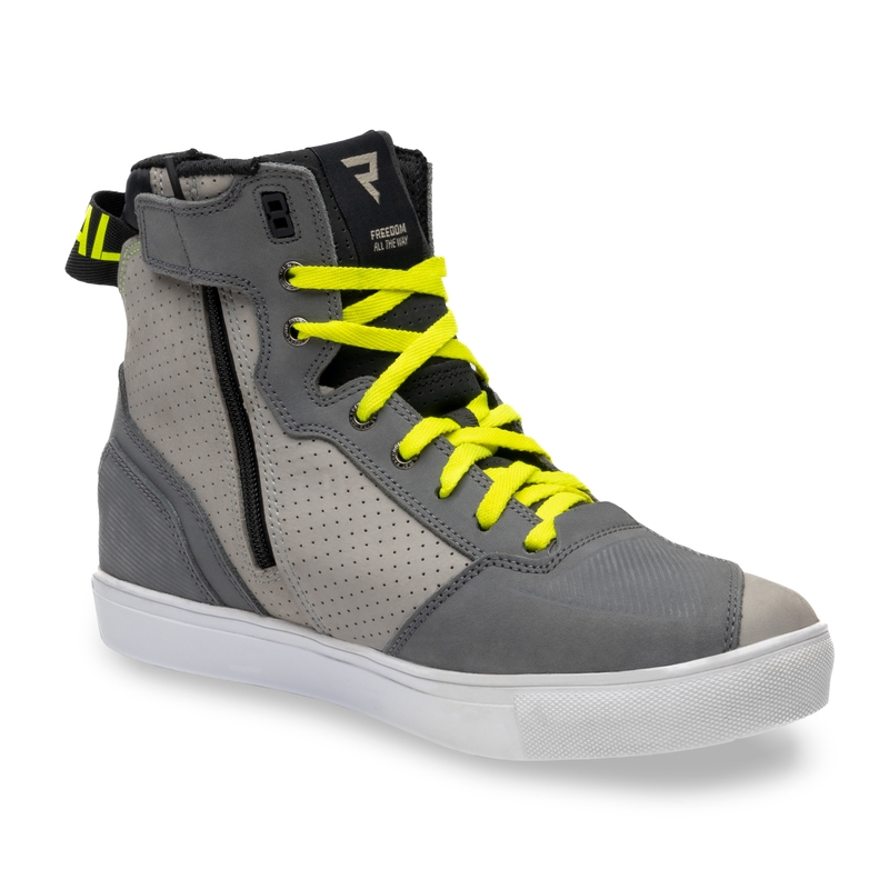 Bottes de moto Rebelhorn Vandal gris-jaune fluo soldes