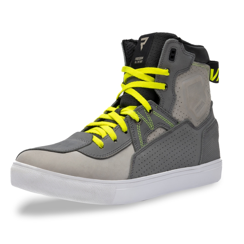 Bottes de moto Rebelhorn Vandal gris-jaune fluo soldes