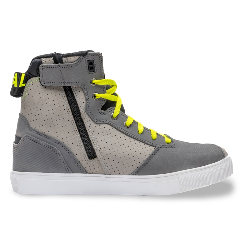 Bottes de moto Rebelhorn Vandal gris-jaune fluo soldes