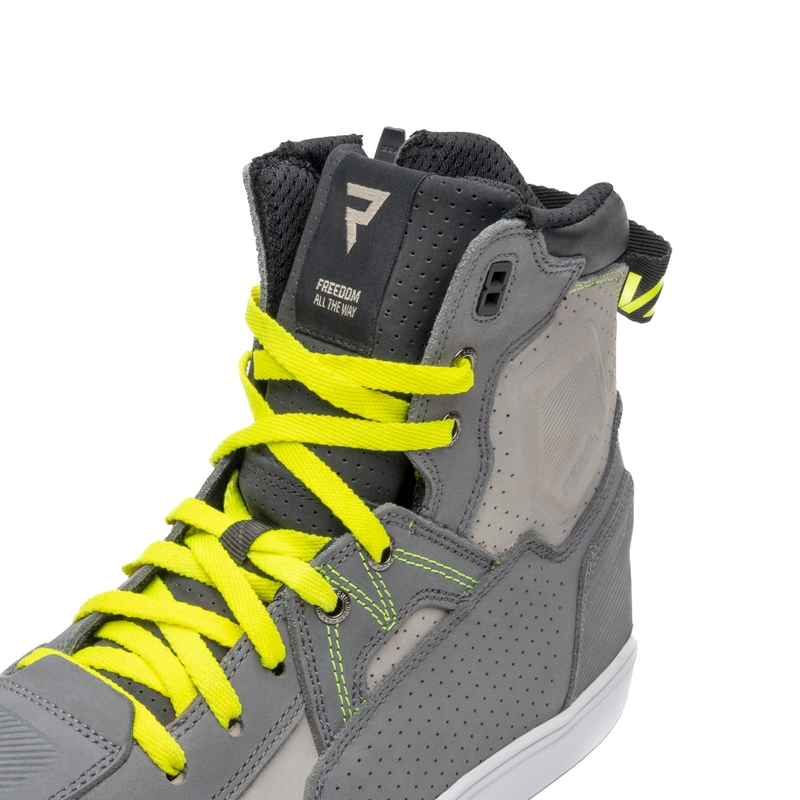 Bottes de moto Rebelhorn Vandal gris-jaune fluo soldes