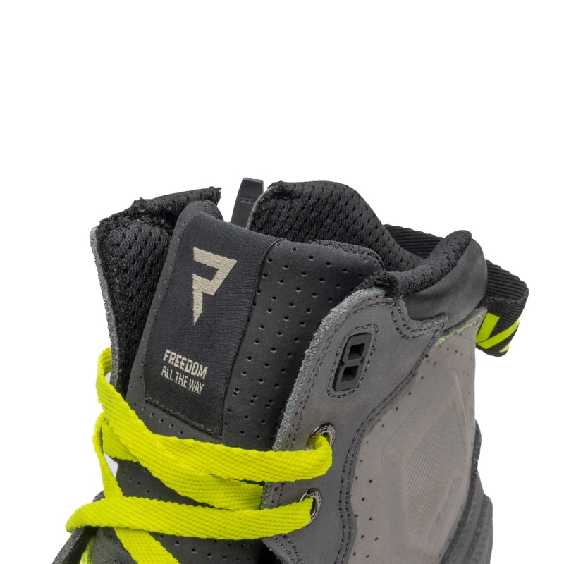 Bottes de moto Rebelhorn Vandal gris-jaune fluo soldes