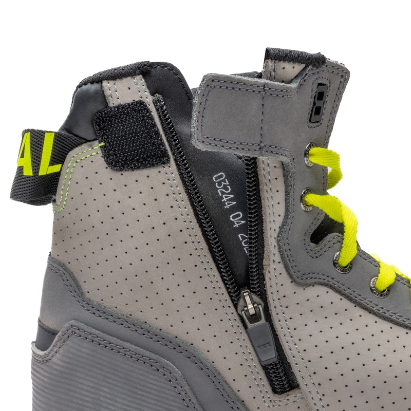 Bottes de moto Rebelhorn Vandal gris-jaune fluo soldes