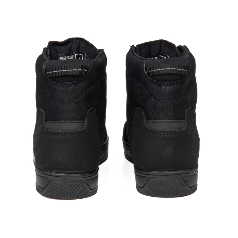 Bottes moto Ozone Town noir-jaune fluo