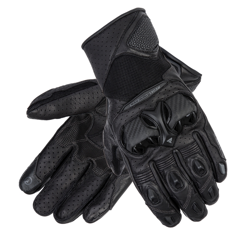 Gants de moto Rebelhorn Flux II noir