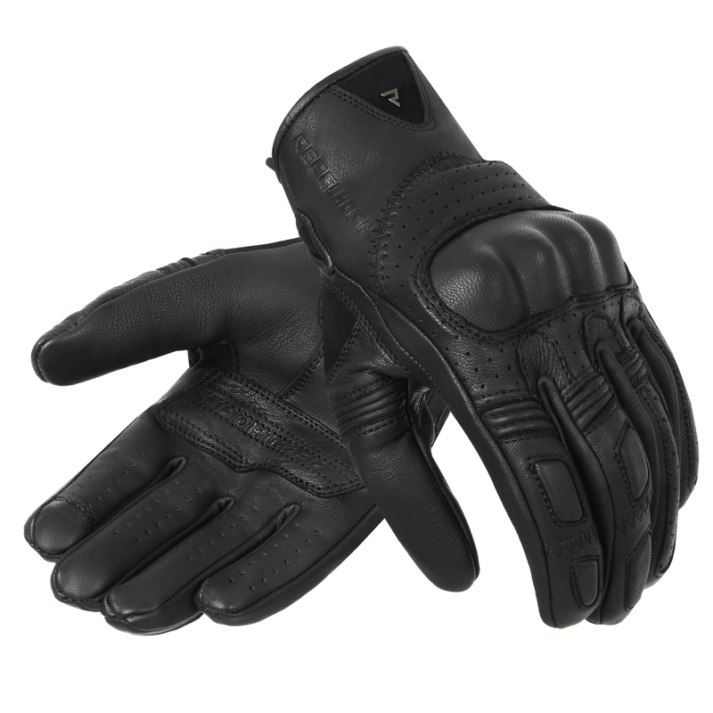Gants moto Rebelhorn Thug II noir perforé