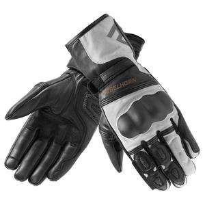 Gants de moto Rebelhorn Patrol Long noir-gris soldes