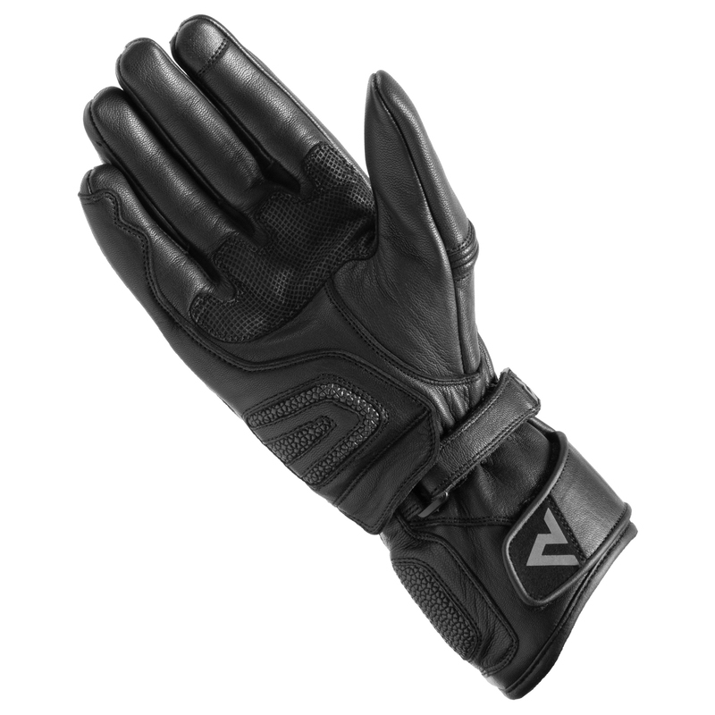 Gants de moto Rebelhorn Patrol Long noir-gris soldes