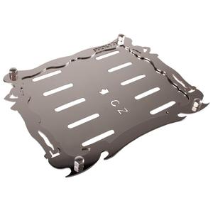 Patin en acier inoxydable sous la plaque d'immatriculation CZ Dames
