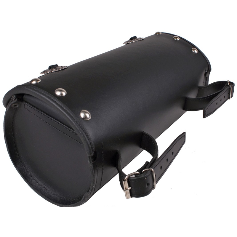 Kožená rolka na motorku RSA-Maxi se zdobením