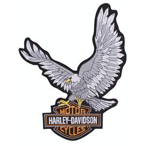 Ecusson aigle gris H-D - grand